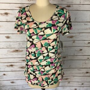 LuLaRoe Geometric Print Classic T Top